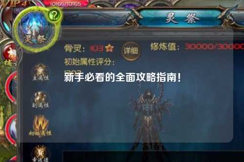 新手必看的全面攻略指南！