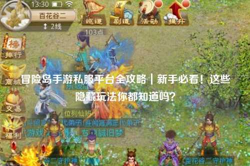冒险岛手游私服平台全攻略｜新手必看！这些隐藏玩法你都知道吗？