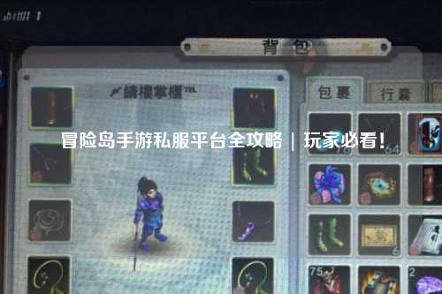 冒险岛手游私服平台全攻略 | 玩家必看！
