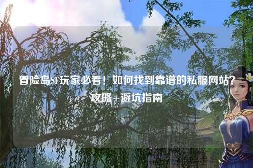 冒险岛SF玩家必看！如何找到靠谱的私服网站？攻略+避坑指南