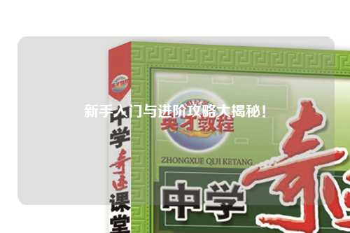 新手入门与进阶攻略大揭秘！